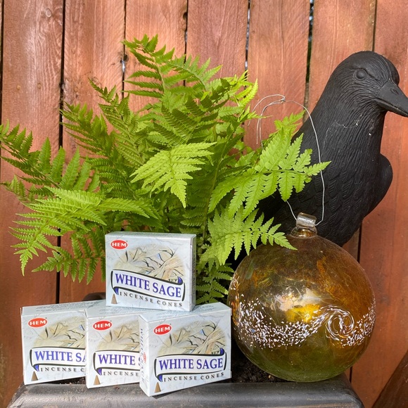 Hem Other - Hem White Sage Incense Cones 4 Boxes NEW FIRM